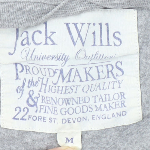 Jack Wills Grey Animal Print Men's T-Shirt M
