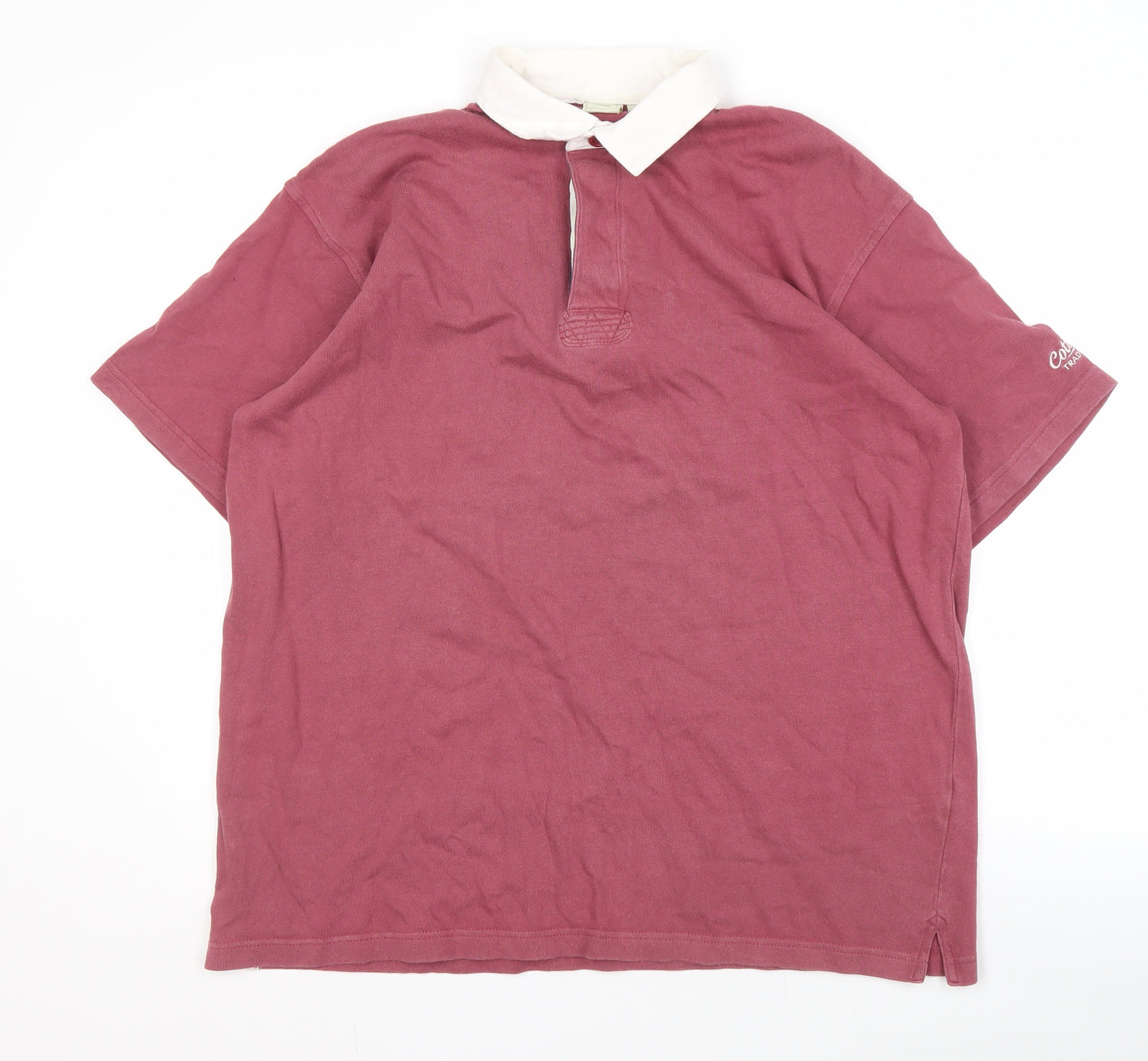 Cotton Traders Mens Red Polo Shirt L Casual Wear