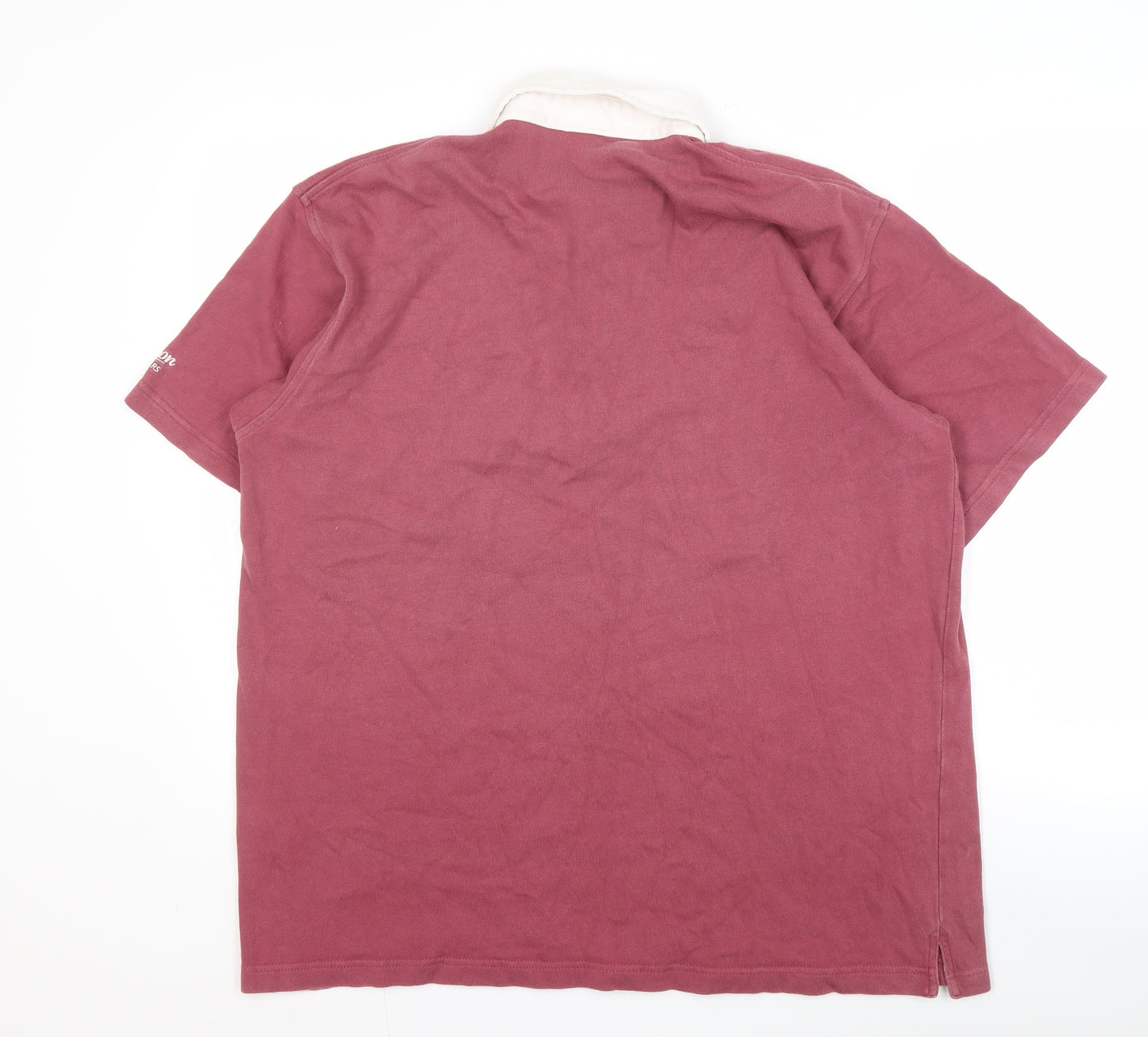 Cotton Traders Mens Red Polo Shirt L Casual Wear