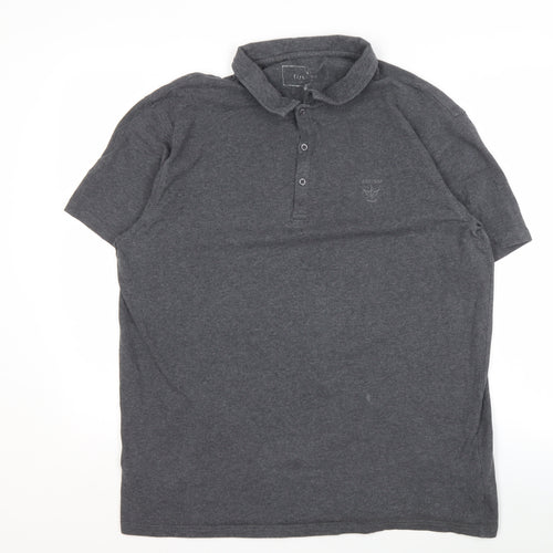 Firetrap Men's Grey 2XL Polo Shirt Casual