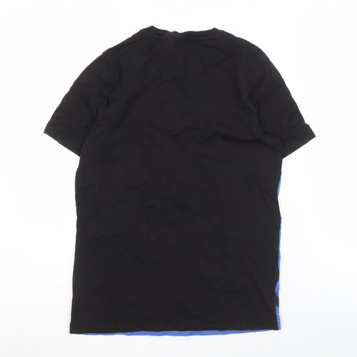 Among Us Boys T-Shirt, Black & Blue, 11-12 Years, Graphic Print