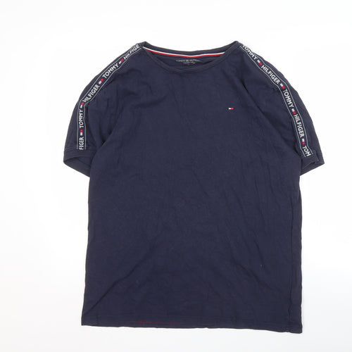Tommy Hilfiger Men's Blue XL Crew Neck T-Shirt
