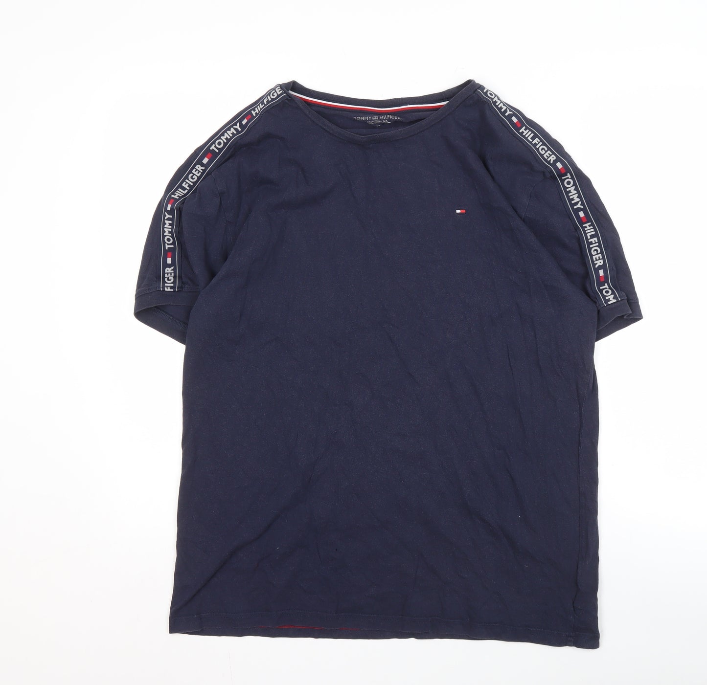 Tommy Hilfiger Men's Blue XL Crew Neck T-Shirt