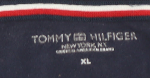 Tommy Hilfiger Men's Blue XL Crew Neck T-Shirt