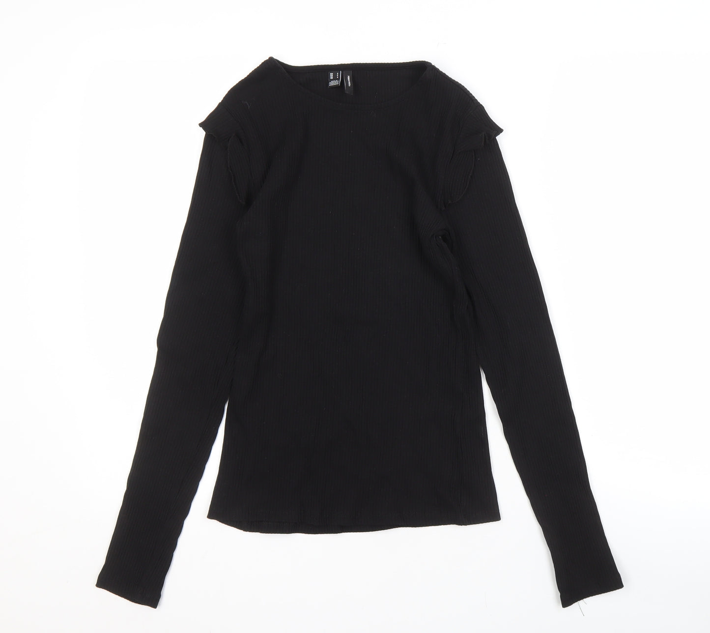 Vero Moda Women's Black Long Sleeve Knit Top - S