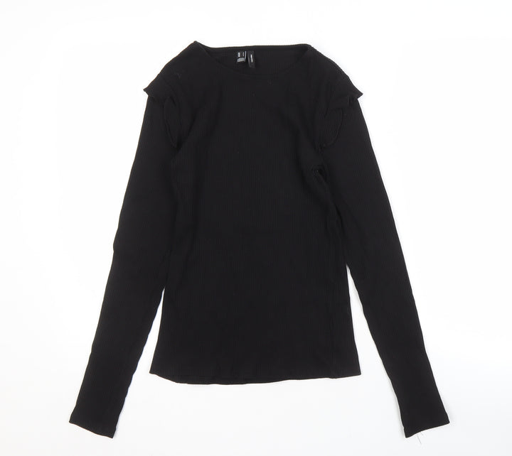 Vero Moda Women's Black Long Sleeve Knit Top - S
