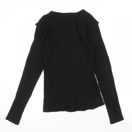 Vero Moda Women's Black Long Sleeve Knit Top - S