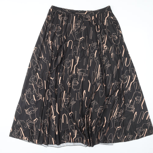 ASOS Women's Black Skirt Size 14, Polyester, New