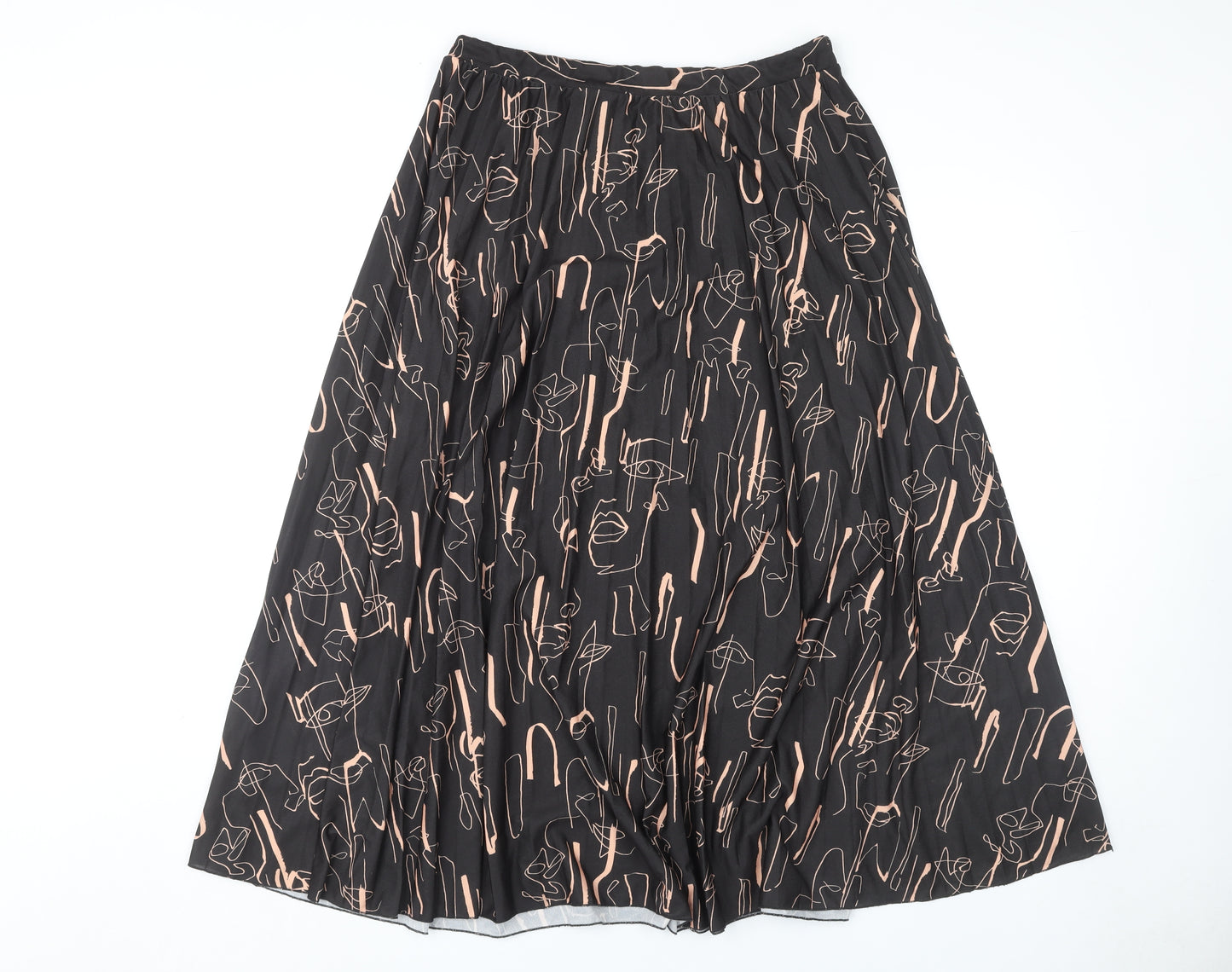 ASOS Women's Black Skirt Size 14, Polyester, New