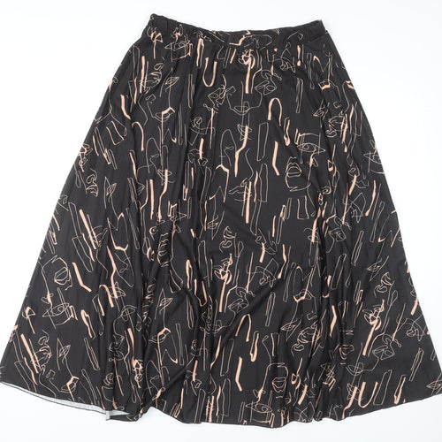 ASOS Women's Black Skirt Size 14, Polyester, New
