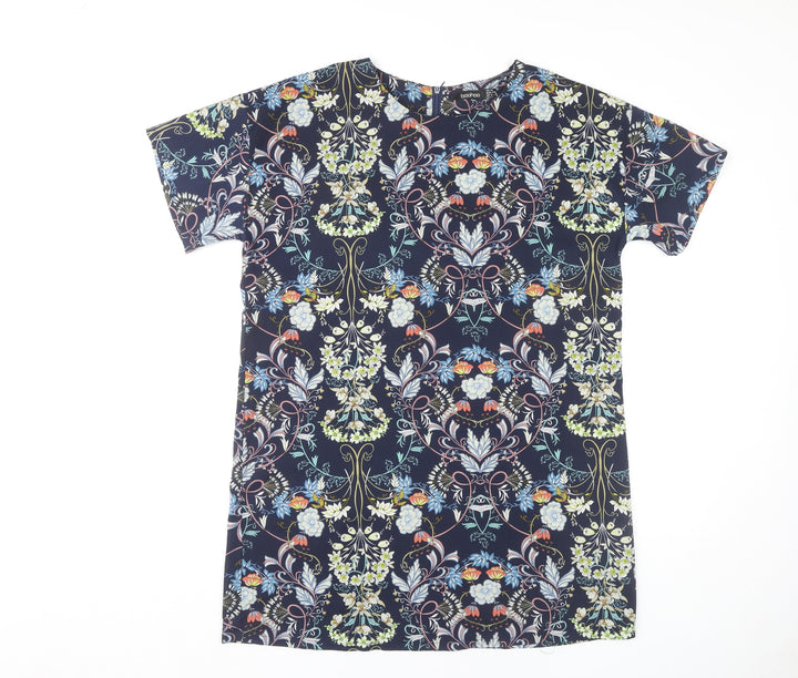 Boohoo Women's Multicoloured Floral Dress Size 12