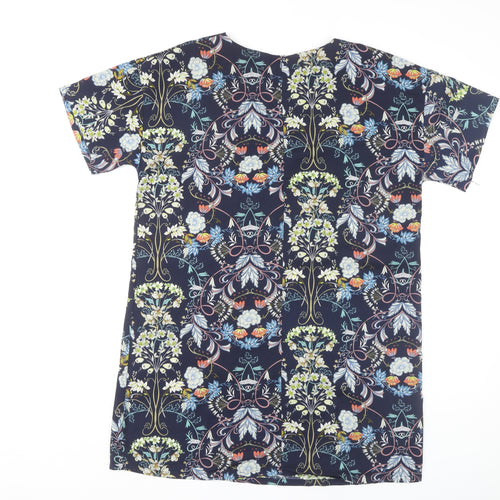 Boohoo Women's Multicoloured Floral Dress Size 12