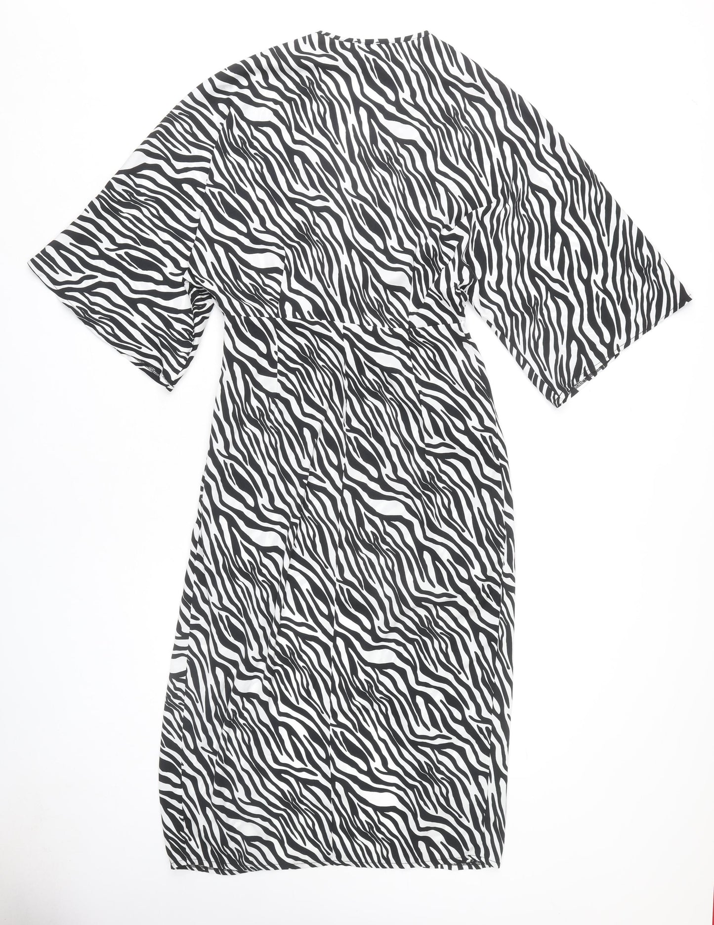 ASOS Women's Multicoloured Zebra Print Dress Size 12