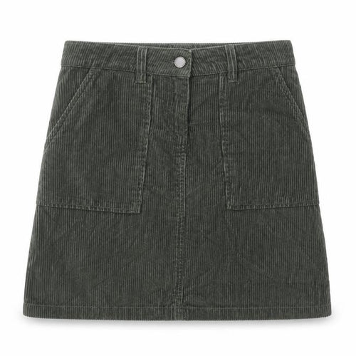 Next Women’s Green Corduroy Skirt Size 6 with Pockets