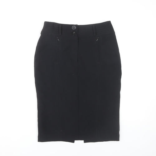 Marks and Spencer Women's Black Pencil Skirt, Size 8