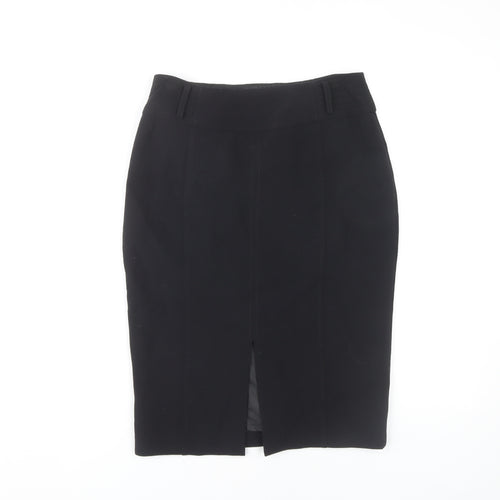 Marks and Spencer Women's Black Pencil Skirt, Size 8