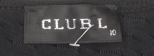 Club L Women's Black Long Dress Size 10