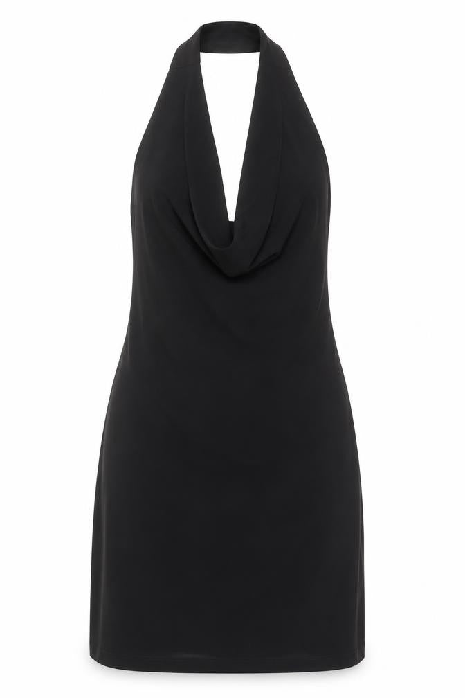 Front view of Miss Selfridge Women's Black Bodycon Dress, size 8