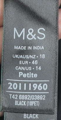 Marks and Spencer Women's Black Dress Size 18