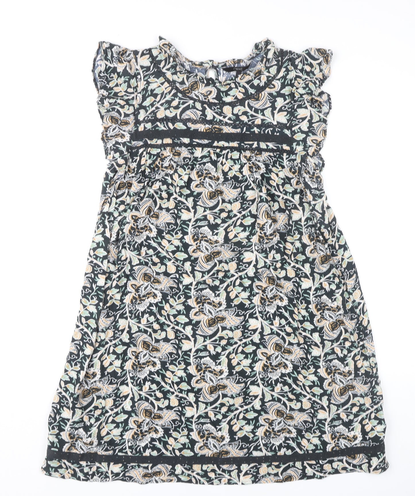 Next Women's Multicoloured Floral Dress Size 10