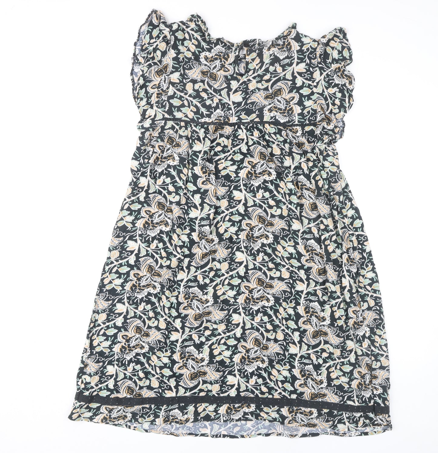 Next Women's Multicoloured Floral Dress Size 10