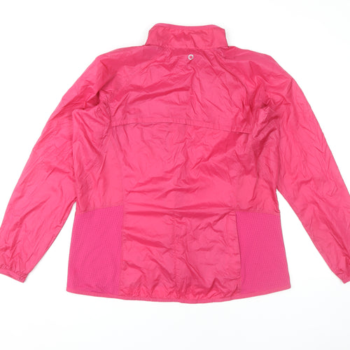 Marks and Spencer Women's Pink Windbreaker Jacket Size 16