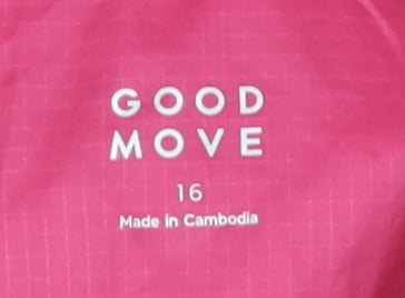 Marks and Spencer Women's Pink Windbreaker Jacket Size 16
