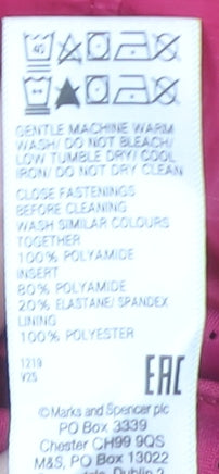 Marks and Spencer Women's Pink Windbreaker Jacket Size 16