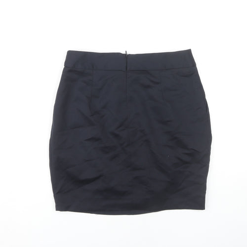 Mango Women's Black Pencil Skirt Size 10, Polyester Blend