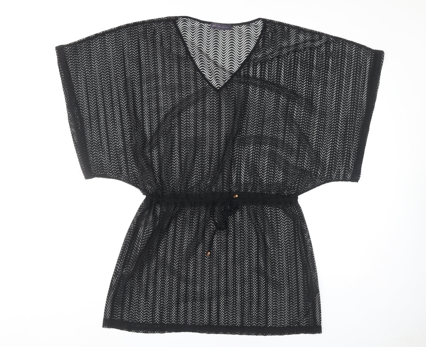 M&S Women's Black Cover Up, Medium Size, Lightweight