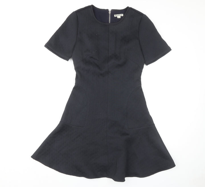 Whistles Women's Black Fit & Flare Dress Size 6