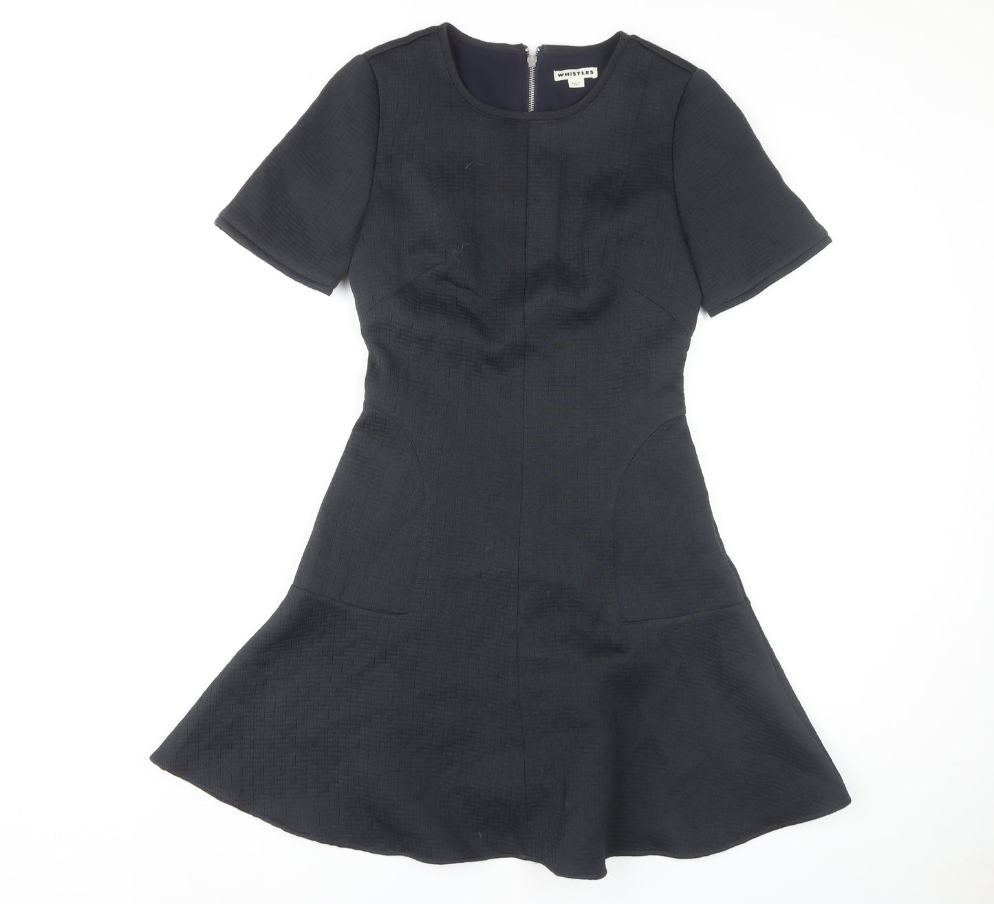 Whistles Women's Black Fit & Flare Dress Size 6