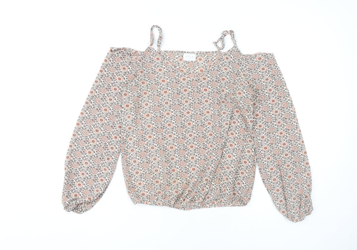 Vila Women's Multicoloured Floral Blouse Size 6