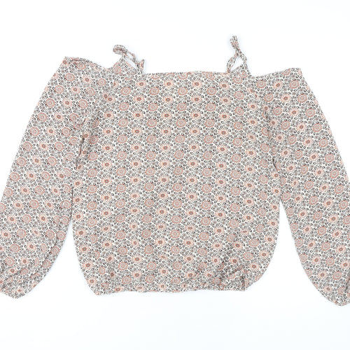 Vila Women's Multicoloured Floral Blouse Size 6