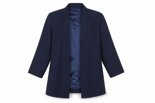 Front view of ASOS Women's Navy Blazer Jacket, size 8