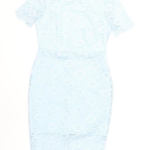 ASOS Women's Blue Midi Bodycon Dress Size 10