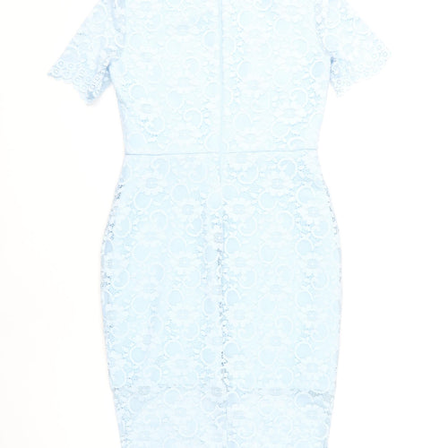 ASOS Women's Blue Midi Bodycon Dress Size 10