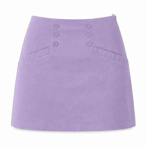 H&M Women's Purple Pencil Skirt Size 10 with Pockets