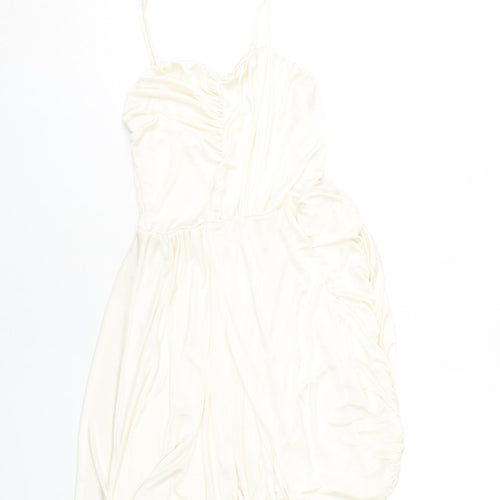 ASOS Women’s Ivory Sleeveless Dress Size 10