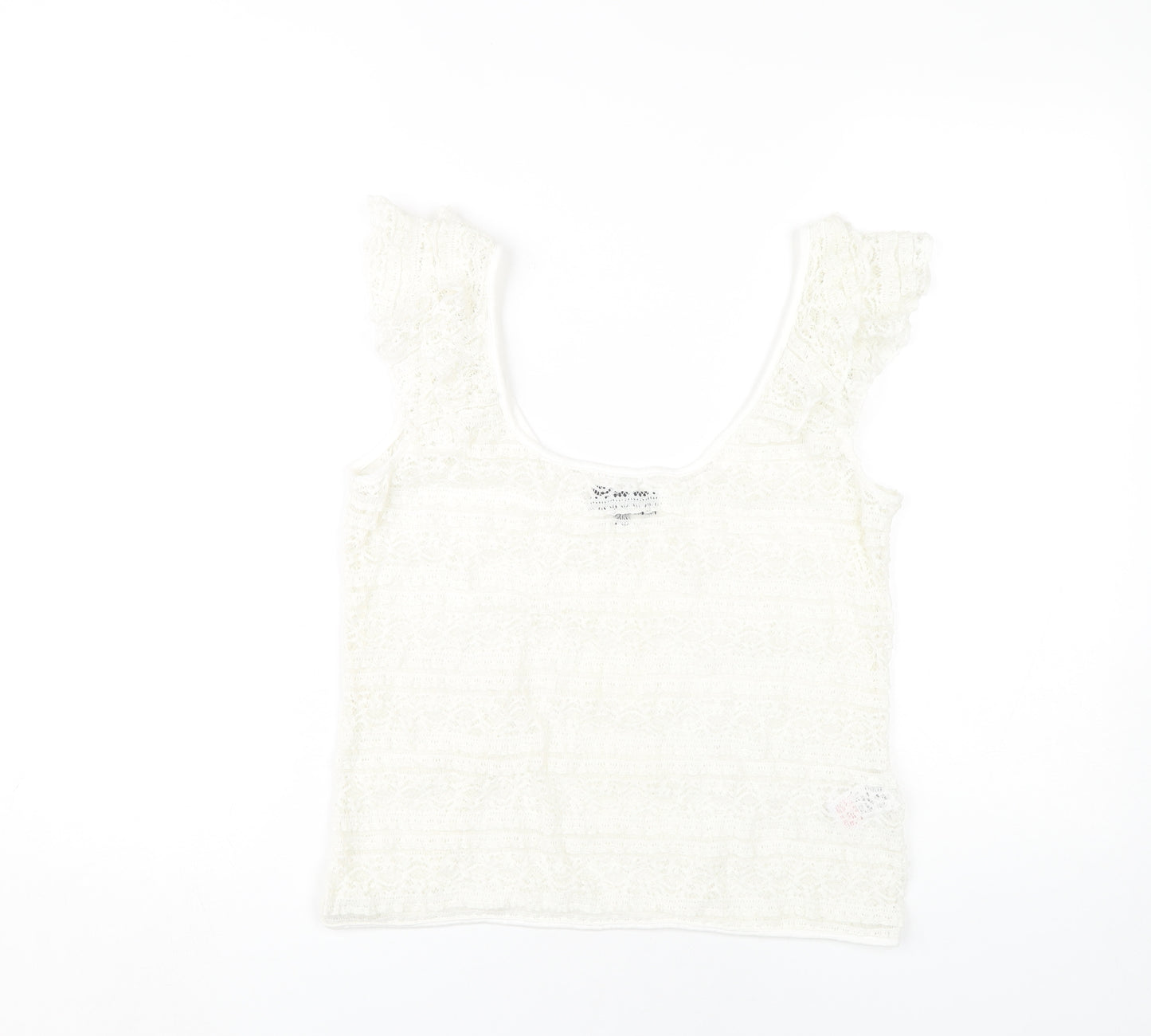 River Island Women's White Camisole Blouse Size 12