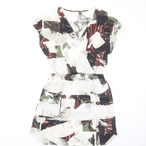 Next Women's Multicoloured Dress Size 10 Short Sleeve