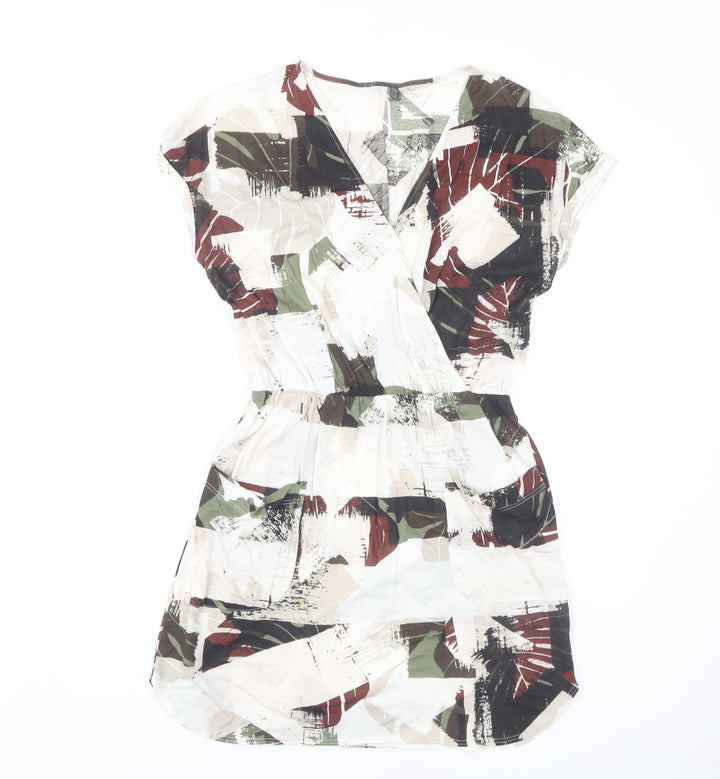 Next Women's Multicoloured Dress Size 10 Short Sleeve