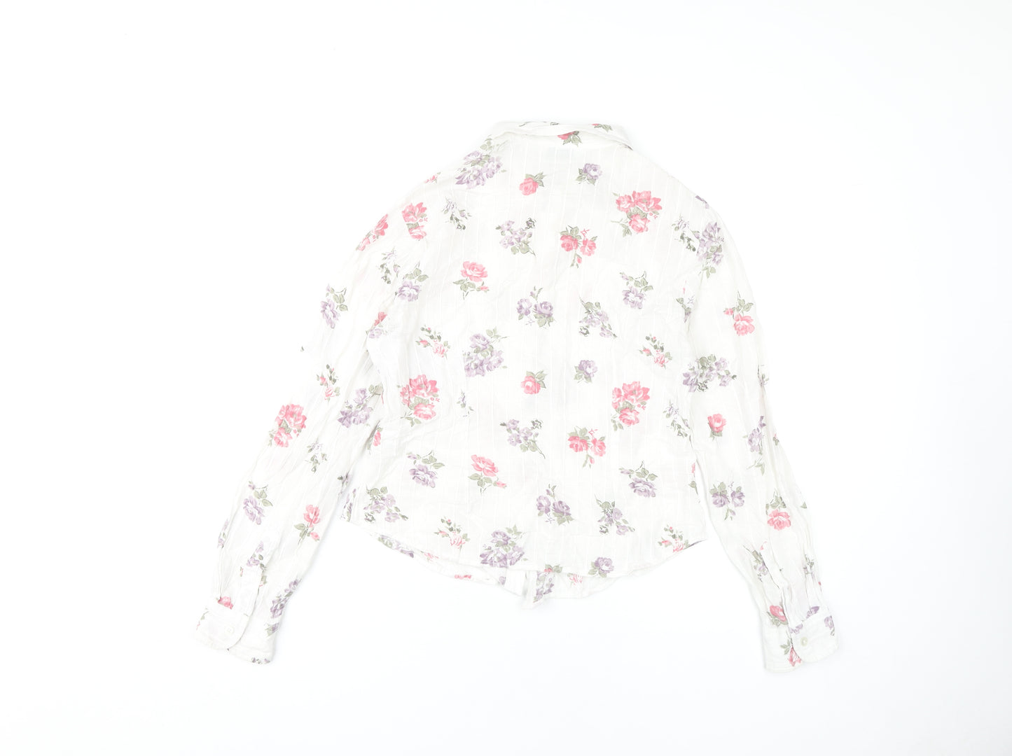 Next Women's Floral Button-Up Shirt Multicoloured Size 12