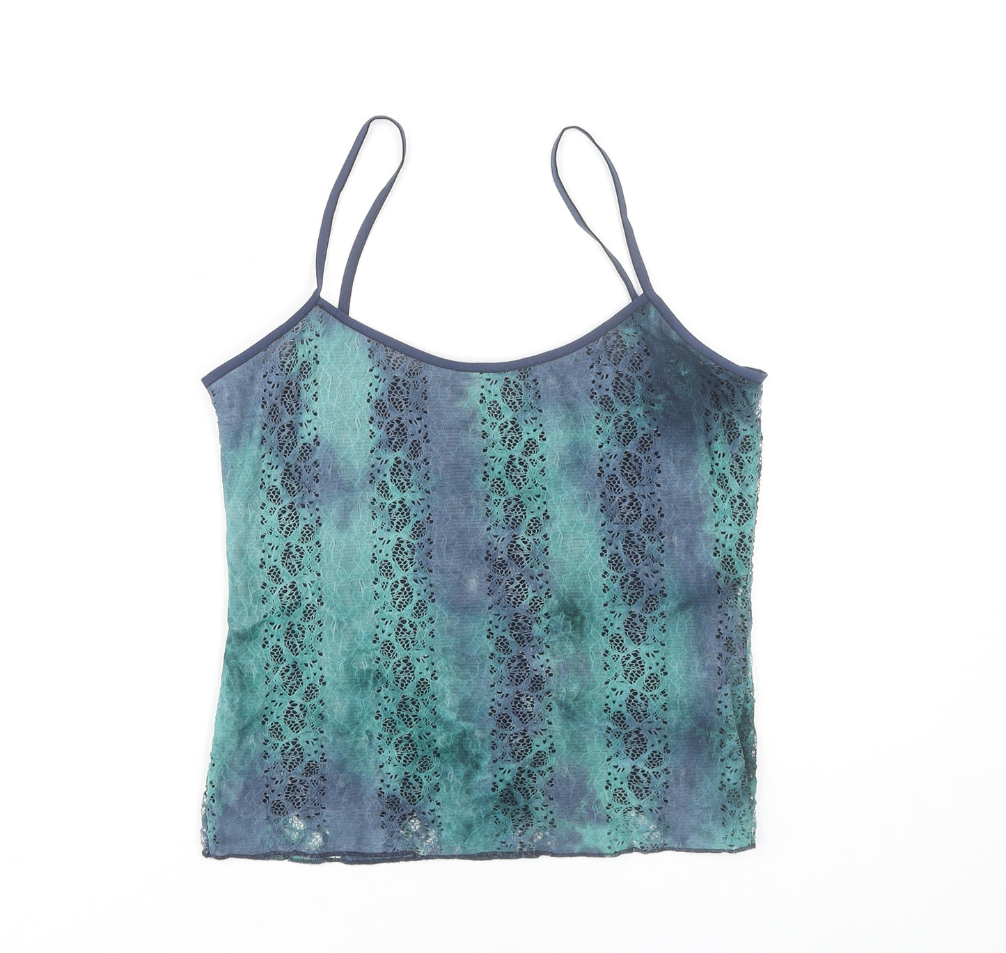 Per Una Women's Blue Lace Camisole Tank Top Size 12