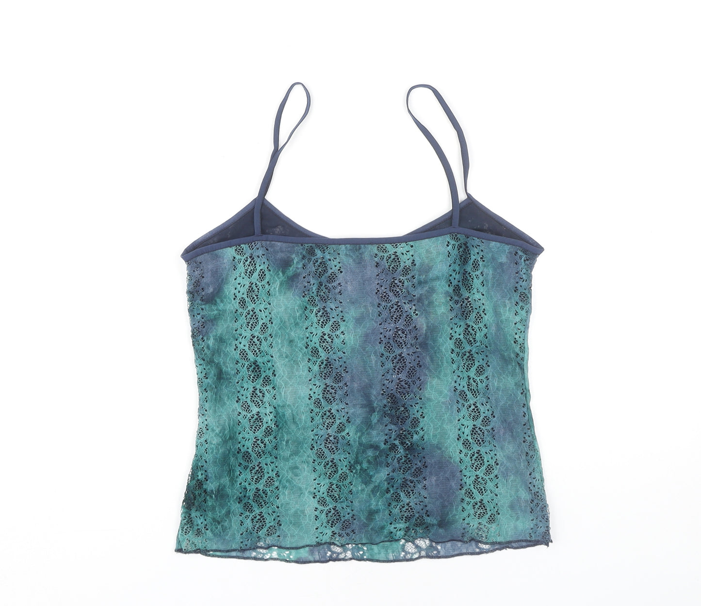 Per Una Women's Blue Lace Camisole Tank Top Size 12