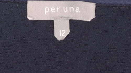 Per Una Women's Blue Lace Camisole Tank Top Size 12