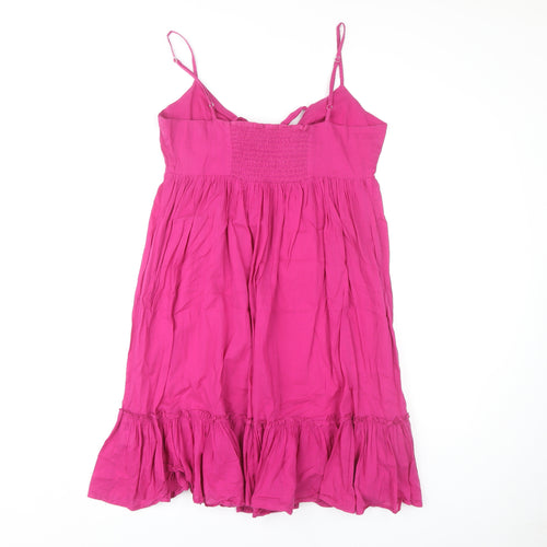 Oasis Women's Pink Cotton Slip Dress XS