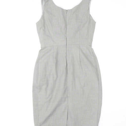 Dorothy Perkins Women's Grey Pencil Dress Size 10 Classic