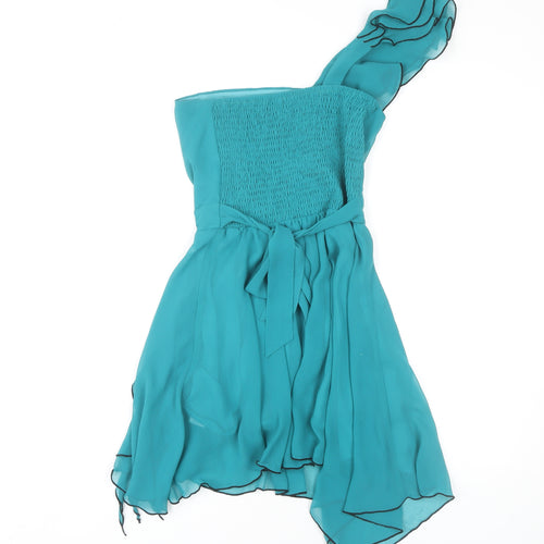 Little Mistress Women's Blue A-Line Dress, Size 8