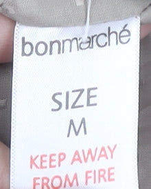 Bonmarché Women's Beige Rain Coat Medium Long Hooded